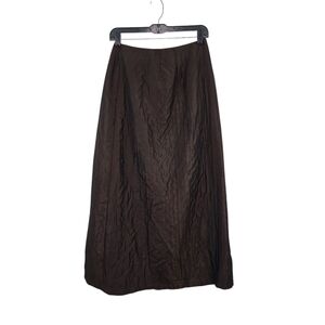 SuZen Women's Textured A-line Midi Skirt